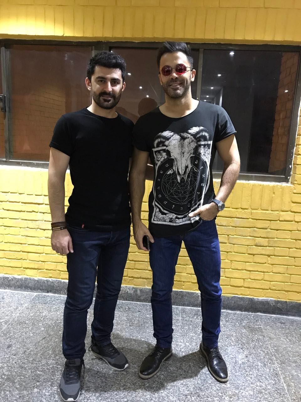 Me and Sirvan Khosravi